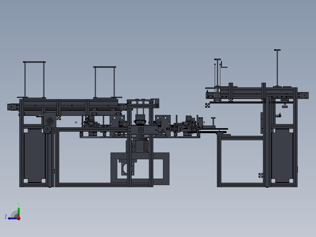 全自动跳绳包装机右视图
