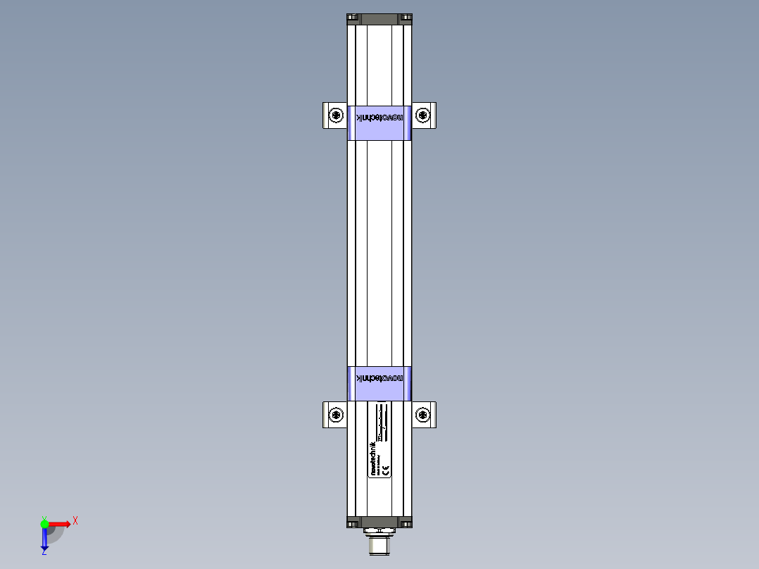 NOVOTECHNIK直线位移传感器TP1俯视图