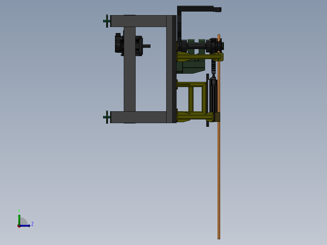 电动弯管机模型291318===25左视图