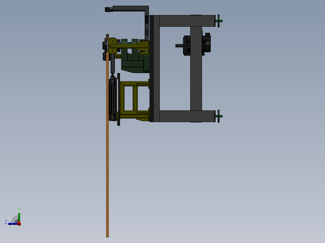 电动弯管机模型291318===25右视图