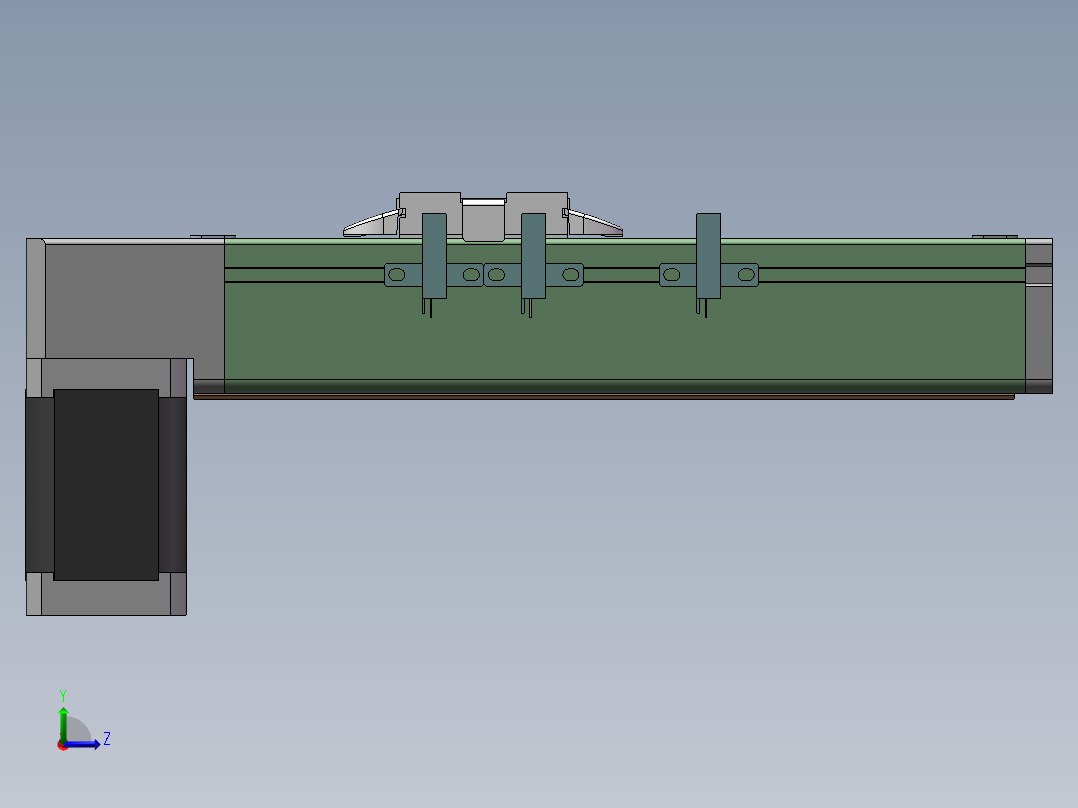 MTB同步带半封闭MTB5-32-BM-42 左视图