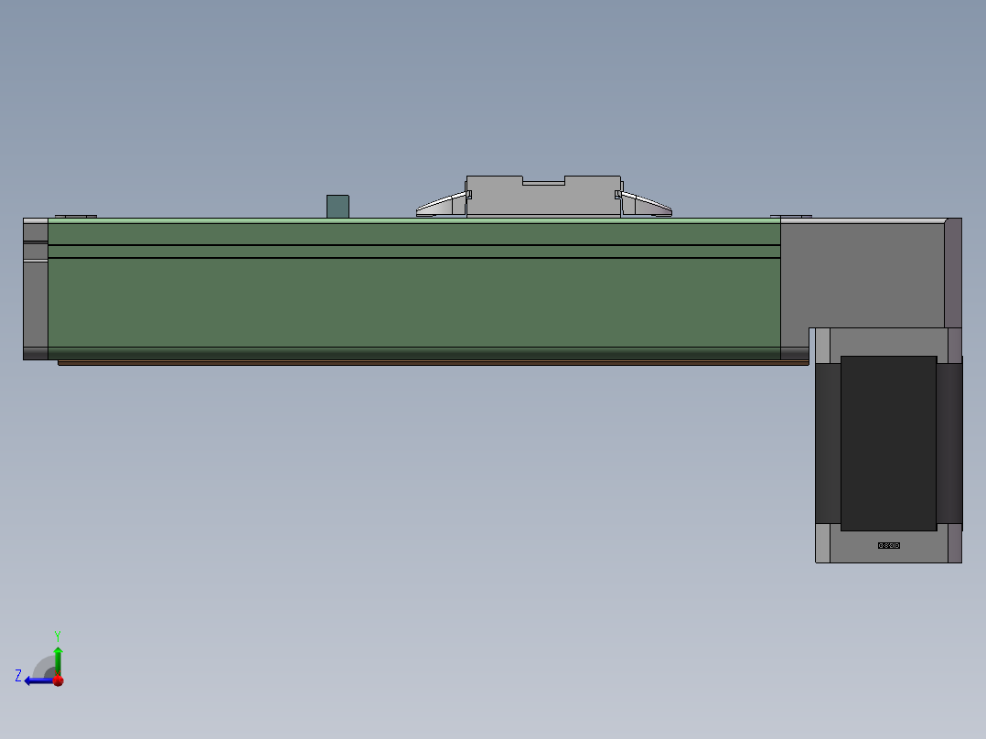 MTB同步带半封闭MTB5-32-BM-42 右视图