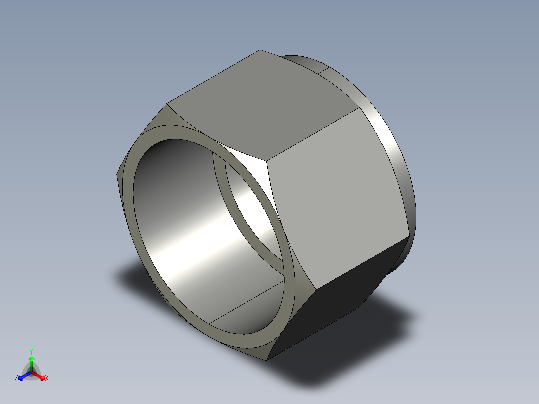 卡套式工业通用硬管接头16_bu-s主视图