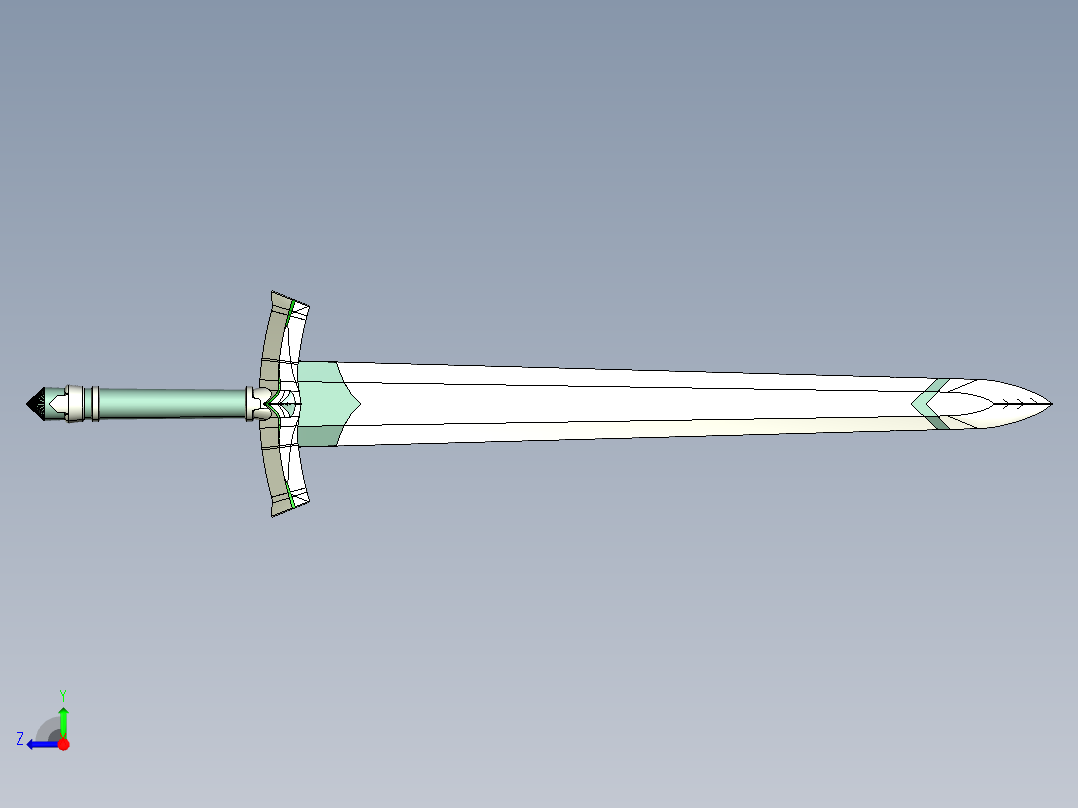 剑、宝剑(63)右视图