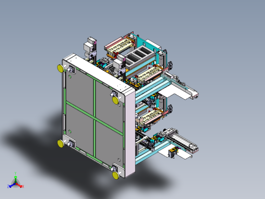 线外工装矫正机sw18正等轴测缩略图