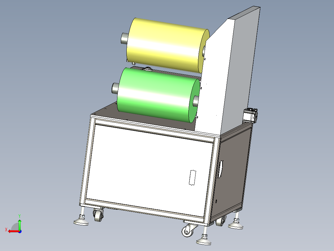 数控撕膜机后视图