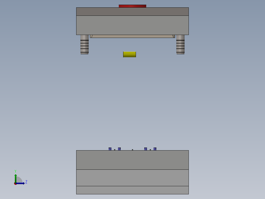 注塑模具、模具(23)左视图