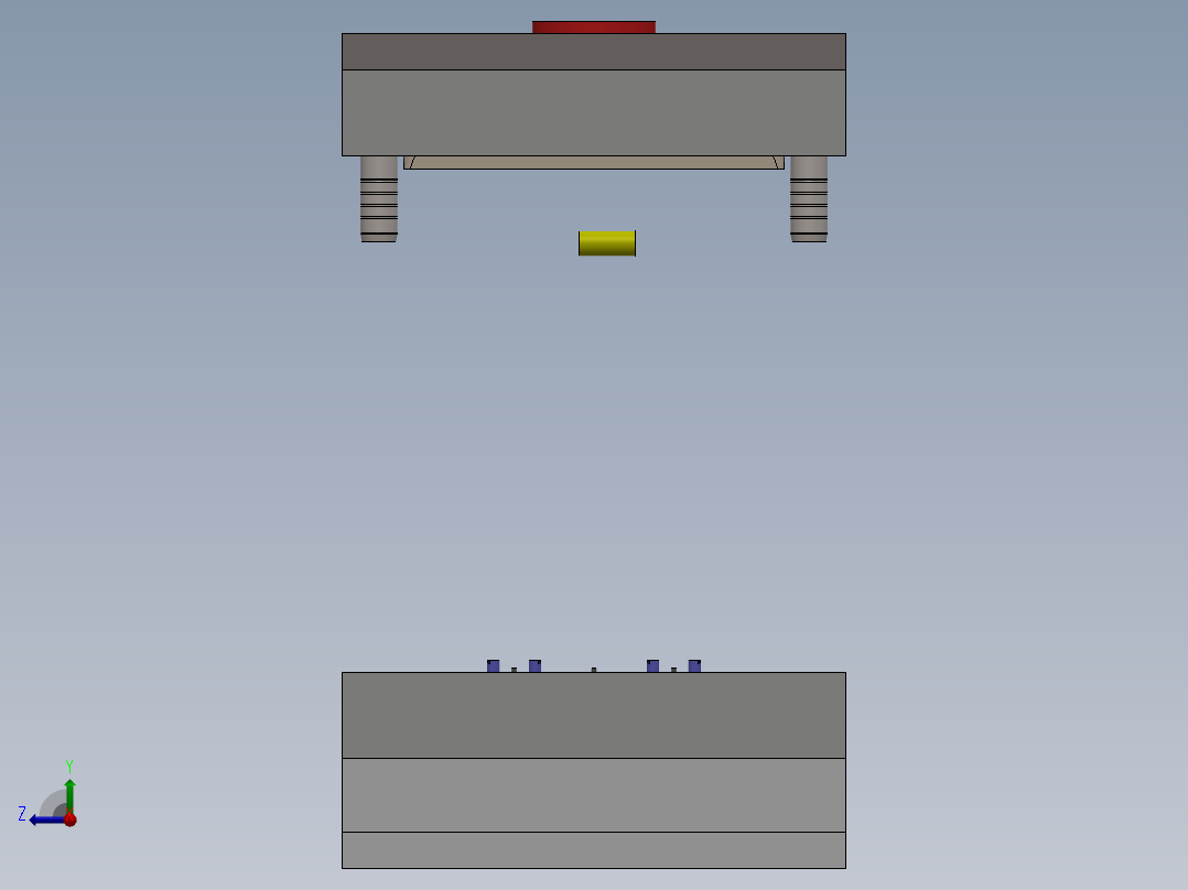 注塑模具、模具(23)右视图