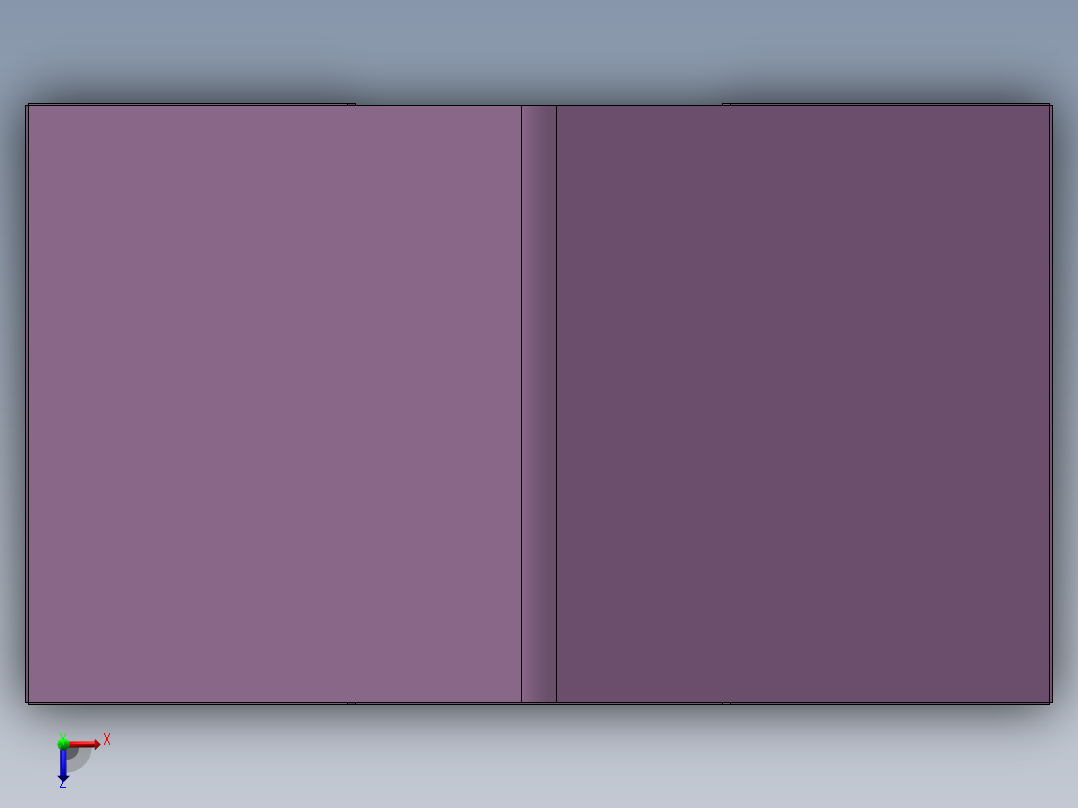 货架、标准件料架俯视图