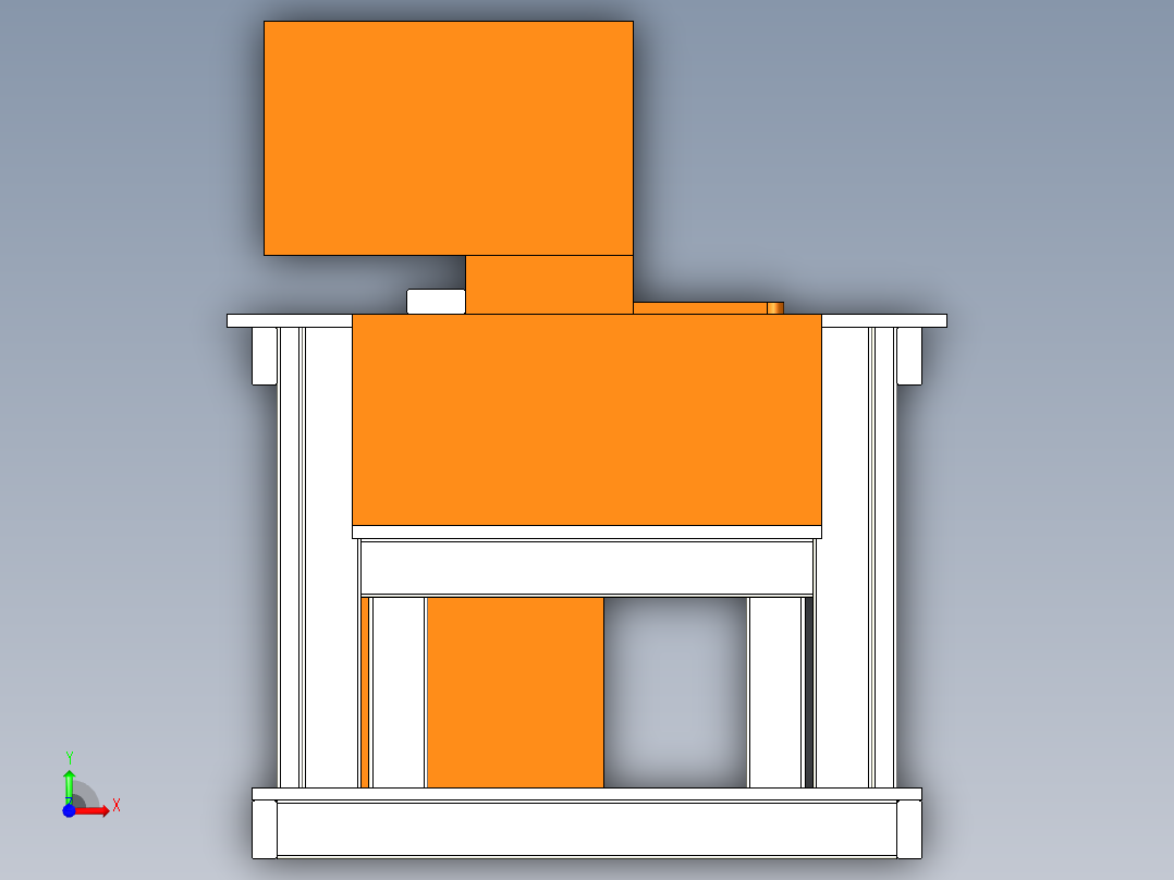 B2004661-移动工作台前视图