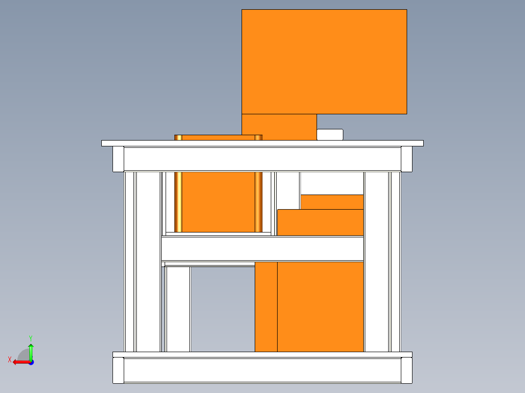 B2004661-移动工作台后视图