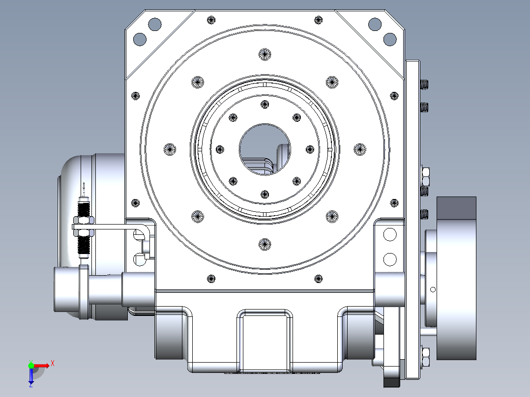 RU140DT凸轮分割器俯视图