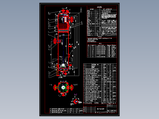 氨水气液分离器详图