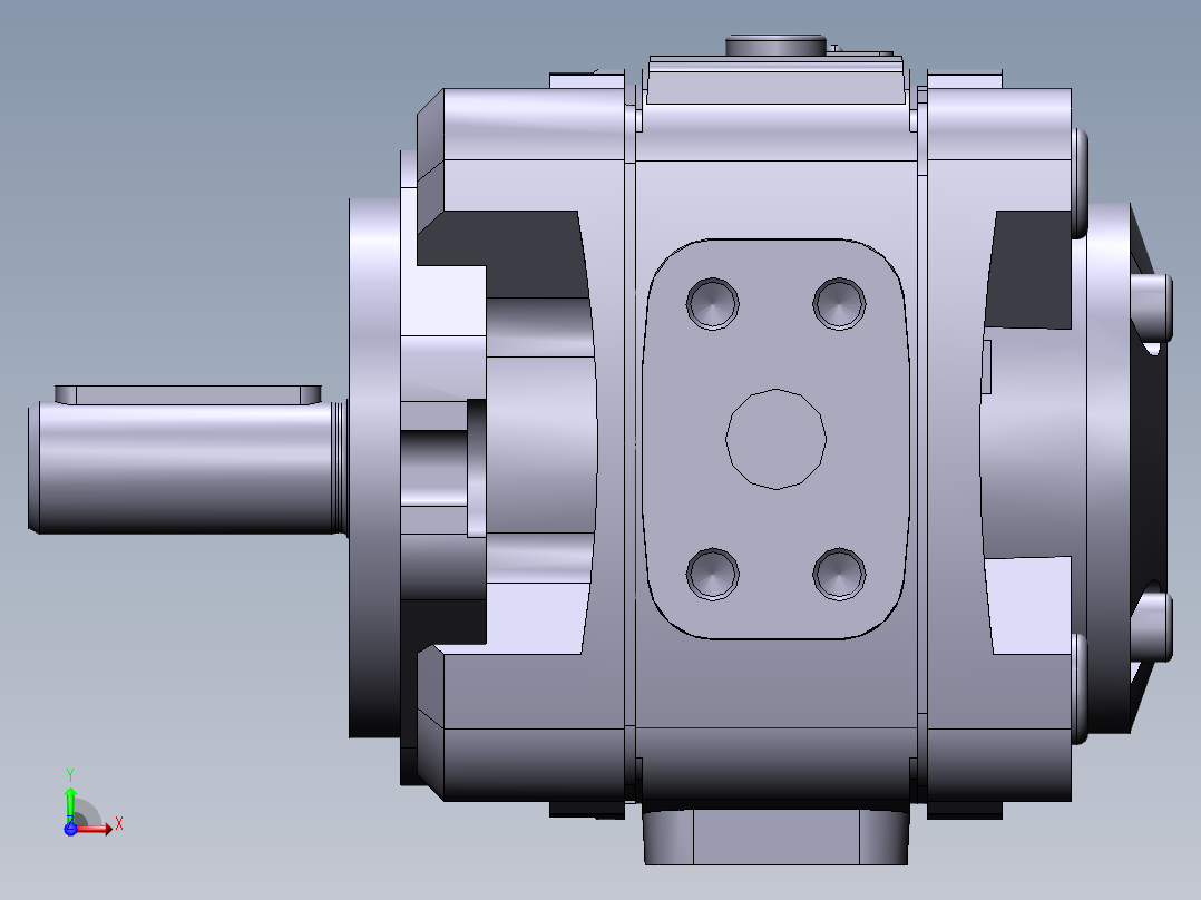 Bomba Hidráulica PGH4-3X泵前视图