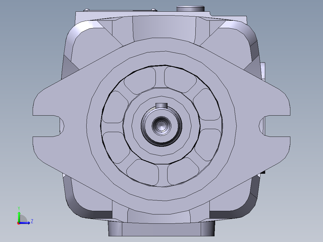 Bomba Hidráulica PGH4-3X泵左视图