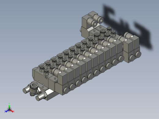 12位电磁阀组件