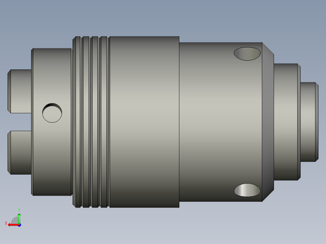 A-03-0002-00快换接头后视图