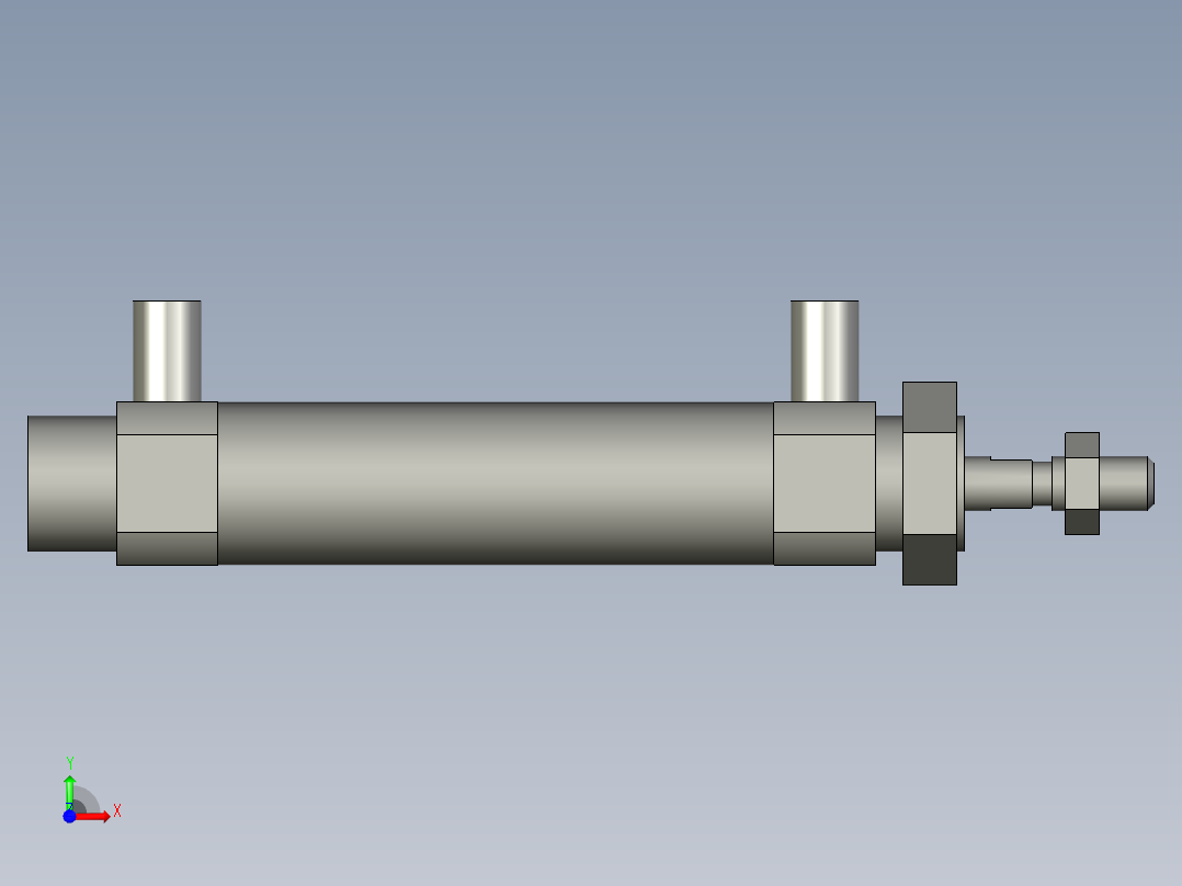 气缸CDM2B20-50前视图
