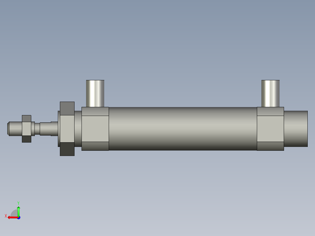 气缸CDM2B20-50后视图