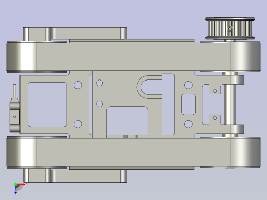 F01AE00021-D83100升降盒皮带线骨架俯视缩略图