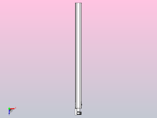 皮带直线轴半封闭可选导轨TPA-HNB-175D-140-L2650-ML-Y-P75-N3俯视缩略图