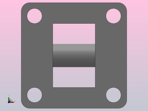 超薄型FY-ACQ系列气缸安装附件双耳固定座CB[FY-ACQ32CB]前视缩略图