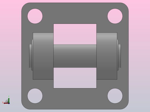 超薄型FY-ACQ系列气缸安装附件双耳固定座CB[FY-ACQ32CB]后视缩略图