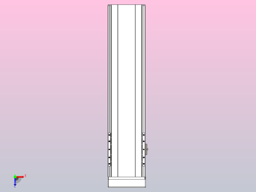日规模组半封闭丝杆TPA-HNR-175D-2510C-L550-MP-Y-P75-N3俯视缩略图