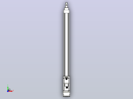 轻载电动缸TPA-ESR40-1210C-L550-MR-W-P40-C3前视缩略图