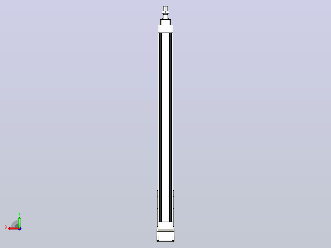 轻载电动缸TPA-ESR40-1210C-L550-MR-W-P40-C3后视图