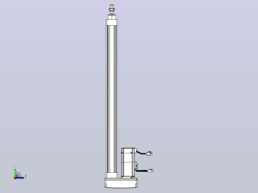 轻载电动缸TPA-ESR40-1210C-L550-MR-W-P40-C3左视缩略图