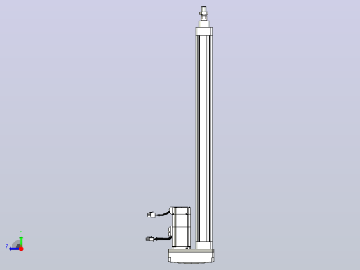 轻载电动缸TPA-ESR40-1210C-L550-MR-W-P40-C3右视缩略图