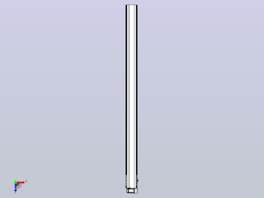 皮带直线轴半封闭可选导轨TPA-HNB-202D-140-L2850-RU-C-P75-N3俯视缩略图