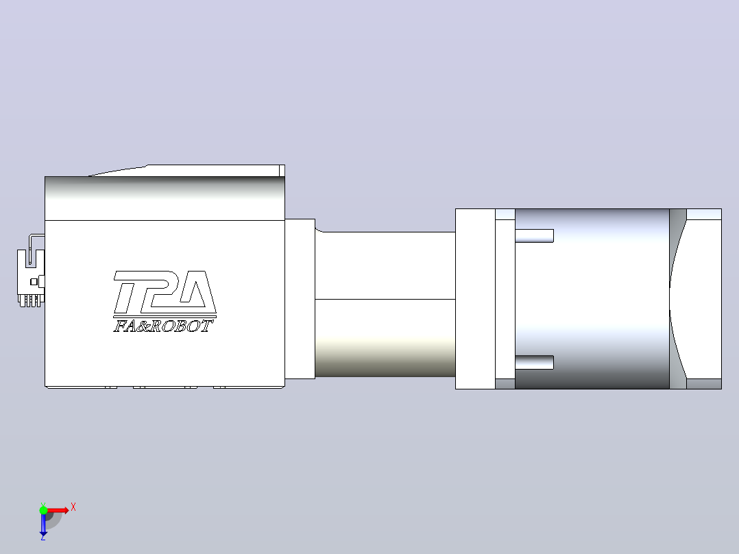 带式直线轴半闭式TPA-ONB-120F-90-L1850-DL-J90-N3俯视图