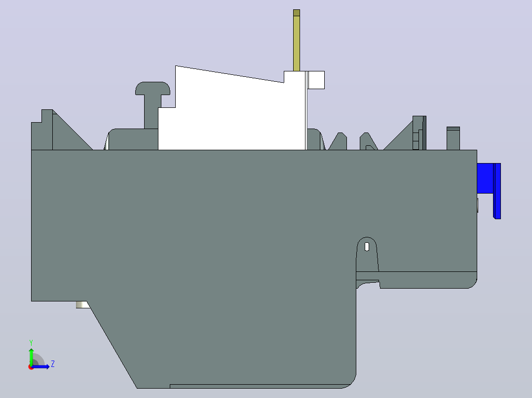 热过载继电器 ABB TA42DU左视图