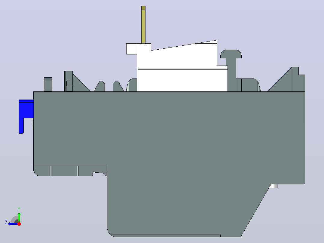 热过载继电器 ABB TA42DU右视图