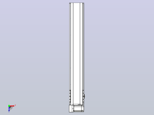 皮带直线轴半封闭可选导轨TPA-HNB-175D-140-L950-LU-Y-P75-N3俯视缩略图