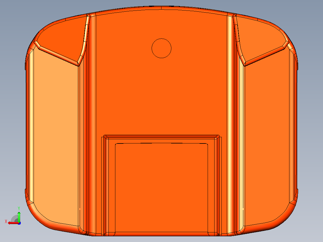 Flysky i6X发射机外壳后视图