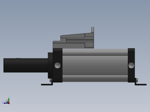 MHA系列直压式增压器[MHA-80-7-M-70-S1]右视缩略图