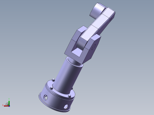 基于SolidWorks六自由度焊接机械手三维运动模拟【说明书+CAD图+SW三维图】后视缩略图