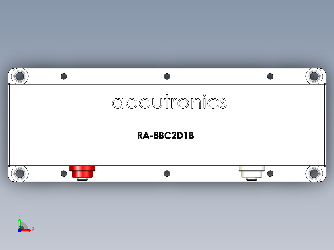Accutronics - 8BC2D1B混响箱前视图