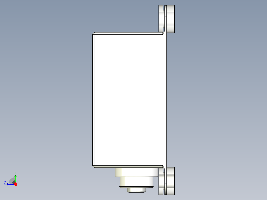 Accutronics - 8BC2D1B混响箱右视图