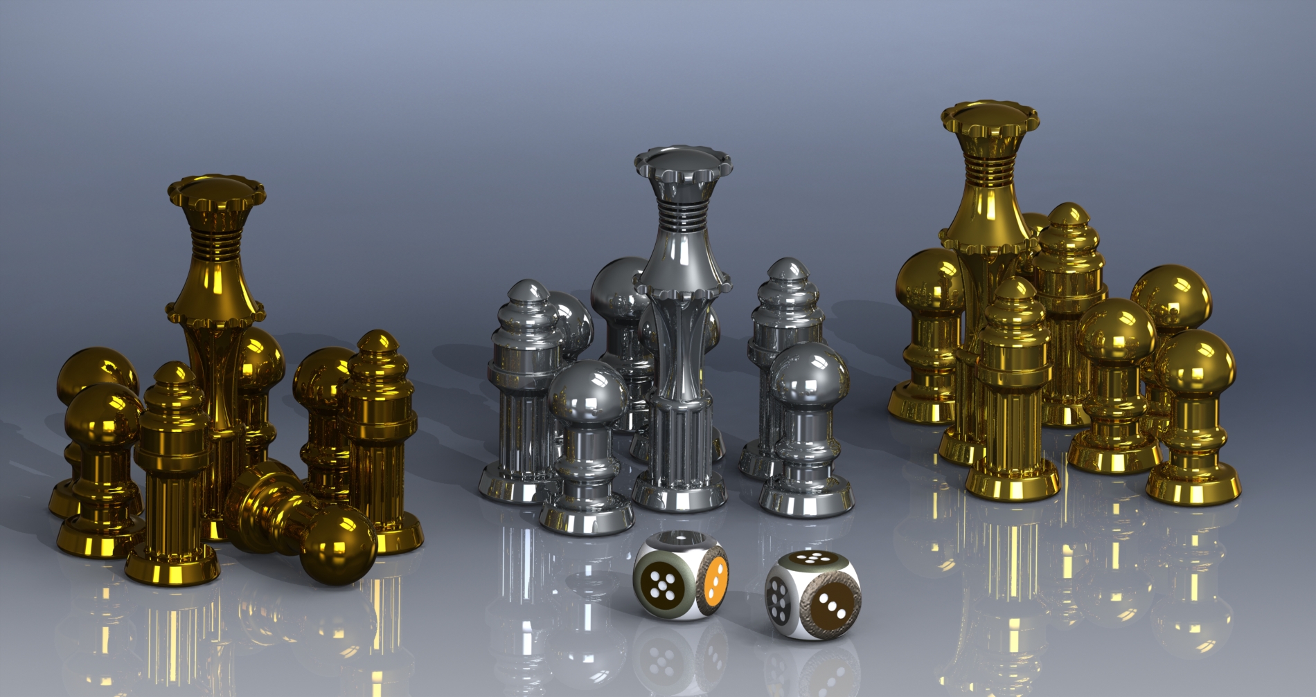 玩“入侵者-3D游戏”所需的部件