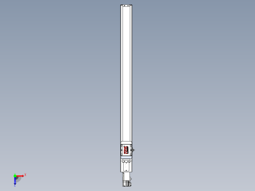 滚珠丝杠直线轴带导轨全封闭TPA-HCR-65S-1610C-L750-M-Y-P10-N3俯视缩略图