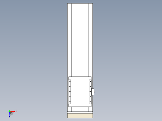 滚珠丝杠直线轴带导轨全封闭TPA-HCR-202D-2510C-L550-MP-C-P75-N3俯视缩略图