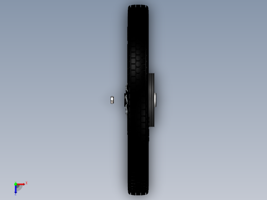 摩托车前轮3d模型俯视缩略图