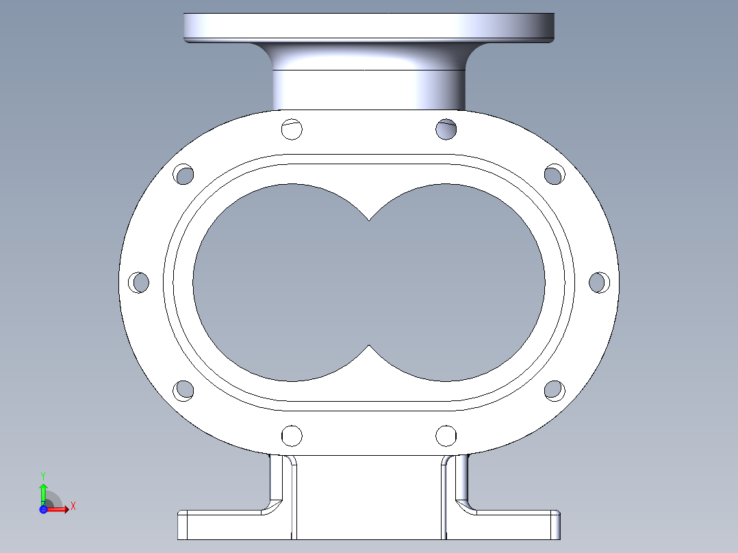 变频给水设备前视图