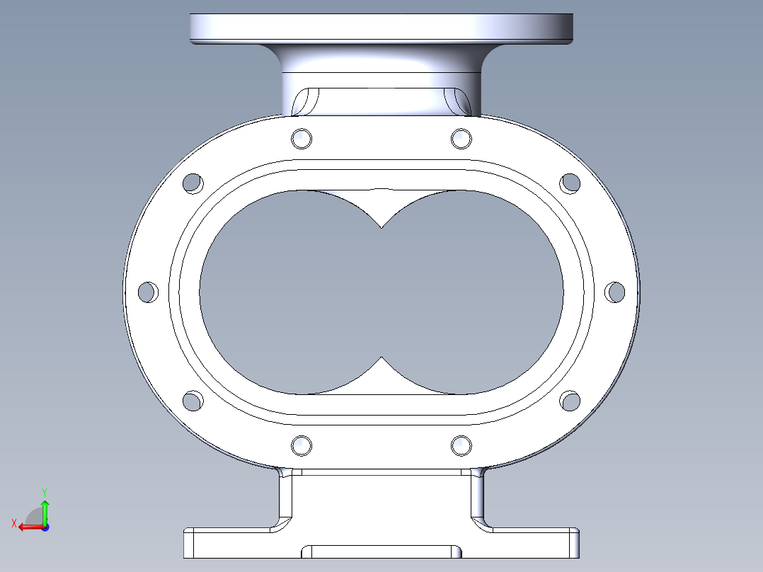 变频给水设备后视图