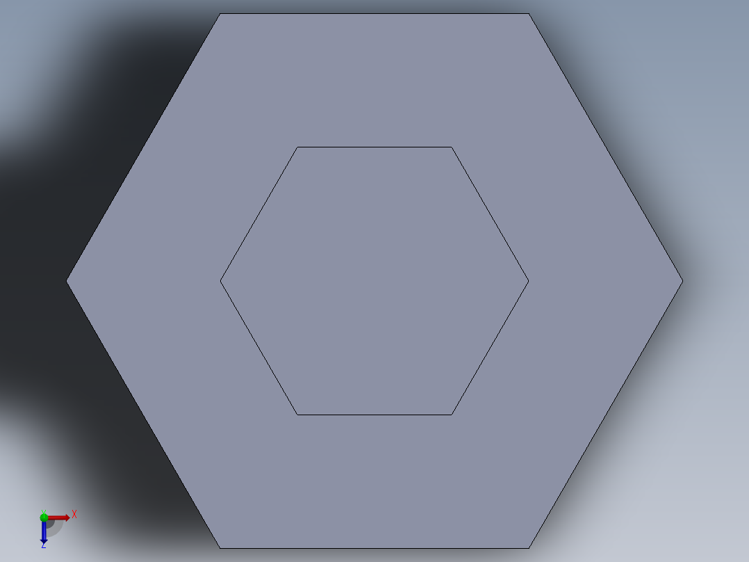 SW建模练习题-practice 91俯视图