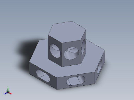 SW建模练习题-practice 91正等轴测缩略图